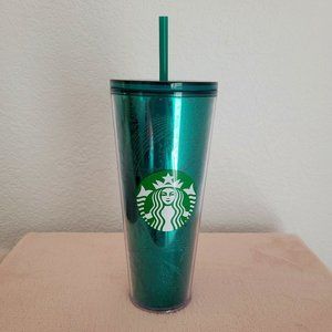 Venti Glitter Green Starbucks Cold Cup